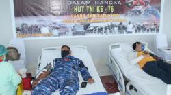 Sambut HUT TNI, Lanud Sam Ratulangi Gelar Donor Darah di RS Sentra Medika