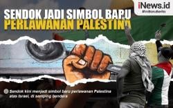 Infografis Sendok Jadi Simbol Baru Perlawanan Palestina terhadap Israel<