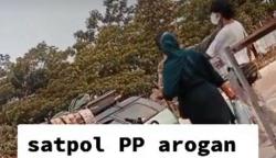 Viral, Oknum Satpol PP Diduga Arogan saat Penertiban Padagang di Stadion Pakansari<