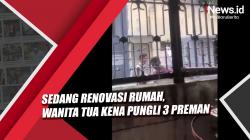 Video Aksi Pungli 3 Preman kepada Wanita Tua yang Sedang Renovasi Rumah di Medan