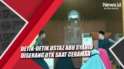 Detik-Detik Ustaz Abu Syahid Diserang OTK saat Ceramah di Masjid Baitusy Syakur Batam