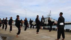  Prajurit Laba-Laba Hitam Marinir Ini Digembleng Bela Diri Pencak Silat PSHT
