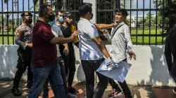 Aksi Pencari Suaka Asal Afghanistan Ricuh, Unjuk Rasa Dibubarkan Polisi