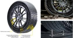 Michelin Ciptakan Ban Tanpa Udara, Tahan Paku dan Antibocor
