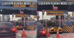 Viral Pengemudi Lamborghini Terobos Pintu Tol, Netizen: Bayar Woy Paling Rp15.000