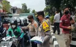 OPL 2021, Awalnya Takut Ditilang, Pengemudi Ojek dan Angkot di Cimahi Semringah Dapat Beras