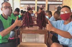 Produk Wig Warga Binaan Rutan Kelas IIB Wates Tembus Pasar Ekspor