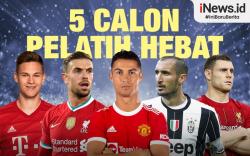 Infografis 5 Pesepakbola Jenius Calon Pelatih Hebat di Masa Depan
