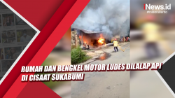 Video Bawa Bensin dalam Jeriken, Motor Terbakar di Tengah Jalan