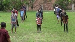 Terpapar Covid-19,  Begini Aktivitas 90 Siswa SMPN 4 Mrebet Purbalingga saat Isoter<