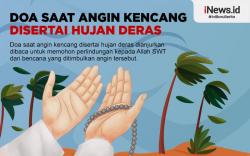 Infografis Doa Saat Angin Kencang Disertai Hujan Deras