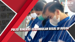 Video Polisi Ringkus Gerombolan Begal di Bogor<