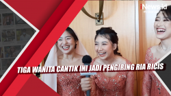Video Tiga Wanita Cantik Ini jadi Pengiring Ria Ricis