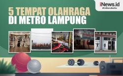 Infografis Tempat Olahraga di Metro Lampung