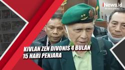 Video Kivlan Zen Divonis 4 Bulan 15 Hari Penjara terkait Kasus Senpi Ilegal