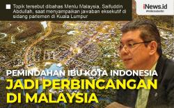 Infografis Pemindahan Ibu Kota Indonesia Jadi Perbincangan di Malaysia