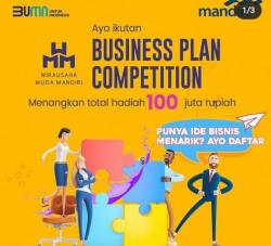 Punya Ide Bisnis, Yuk Ikutan Kompetisi Business Plan Wirausaha Muda Mandiri 2021