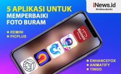 Infografis 5 Aplikasi untuk Memperbaiki Foto Buram