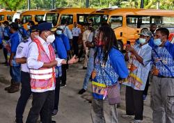Sarana PON XX Papua, Kemenhub Siapkan 428 Bus untuk Atlet dan Official   <