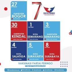 Perindo Gelar Vaksinasi Massal Sambut HUT ke-7, Pengamat: Bukti Kehadiran Partai di Tengah Masyarakat