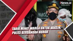 Video Polisi di Kendal Berdandan Horor untuk Tarik Minat Warga Vaksin