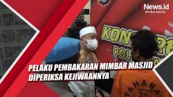 Video Pelaku Pembakaran Mimbar Masjid di Makassar Diperiksa Kejiwaannya