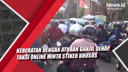  Keberatan Dengan Aturan Ganjil Genap, Taksi Online Minta Stiker Khusus