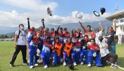 PON XX Papua 2021: Tim Cricket Putri Tuan Rumah Raih Medali Emas 