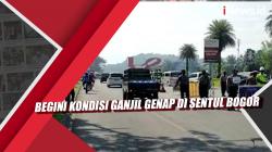 Begini Kondisi Ganjil Genap di Sentul Bogor