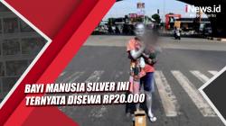 Video Bayi Manusia Silver di Tangsel Ternyata Disewa Rp20.000