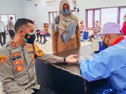 Peringati Sumpah Pemuda, Polres Enrekang Gelar Donor Darah