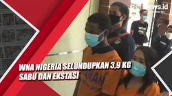 Video WNA Nigeria dan Kekasih Selundupkan 3,9 Kg Sabu Melalui Pelabuhan Tanjung Perak
