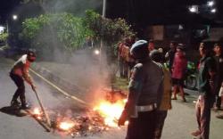 Motor Dibakar Warga, Jambret di Kota Bima Lari ke Gunung