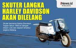 Infografis Skuter Langka Harley-Davidson Akan Dilelang 