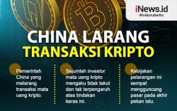  Infografis Transaksi Kripto Dilarang di China, Investor Tak Takut