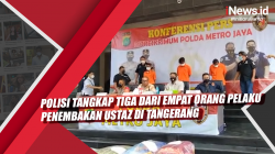 Video Polisi Tangkap Tiga dari Empat Orang Pelaku Penembakan Ustaz di Tangerang