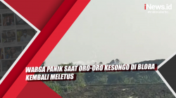 Video Warga Panik saat Oro-Oro Kesongo di Blora Kembali Meletus