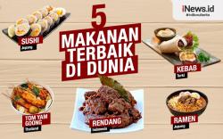 Infografis Makanan Terbaik di Dunia yang Harus Dicoba Sekali Dalam Hidup