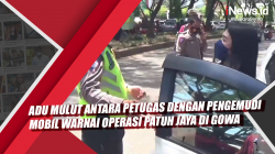 Video Adu Mulut Antara Petugas dengan Pengemudi Mobil Warnai Operasi Patuh Jaya di Gowa