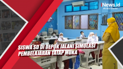 Video Siswa SD di Depok Jalani Simulasi Pembelajaran Tatap Muka