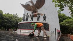 Suasana Kawasan Lubang Buaya Jelang Peringatan Hari Kesaktian Pancasila