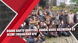 Video Buang Kartu Identitas, Tandai Novel Baswedan Cs Resmi Tinggalkan KPK