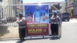 Cegah Penyebaran Covid-19, Polres Karanganyar Terapkan Aplikasi PeduliLindungi <