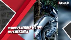 Video Heboh Penemuan Motor di Pemakaman Sukabumi Diduga Hasil Curian