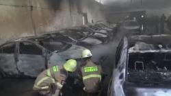 31 Mobil Taksi di Cimahi Terbakar Dalam Garasi, Kerugian Ditaksir Miliaran Rupiah<