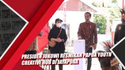 Presiden Jokowi Resmikan Papua Youth Creative Hub di Jayapura