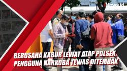 Berusaha Kabur lewat Atap Polsek, Pengguna Narkoba Tewas Ditembak