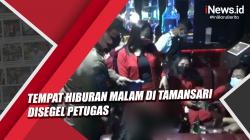 Video Tempat Hiburan Malam di Tamansari Jakbar Disegel Petugas
