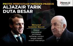 Infografis Aljazair Tarik Dubes dari Prancis Gara-Gara Pernyataan Macron