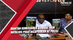 Video Mantan Komisioner Komnas HAM Natalius Pigai Dilaporkan ke Polisi
